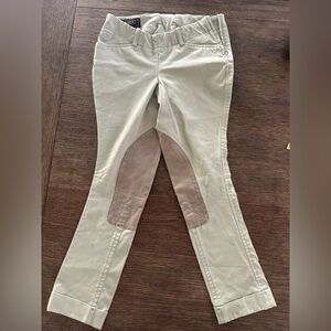 Ariat Tan Riding Pants Jodpurs Breeches Girls size 6